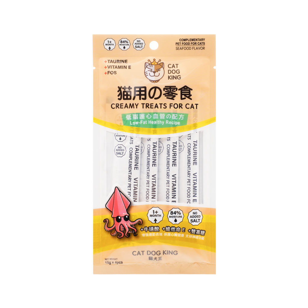 貓犬王 貓用肉泥零食條 海鮮味