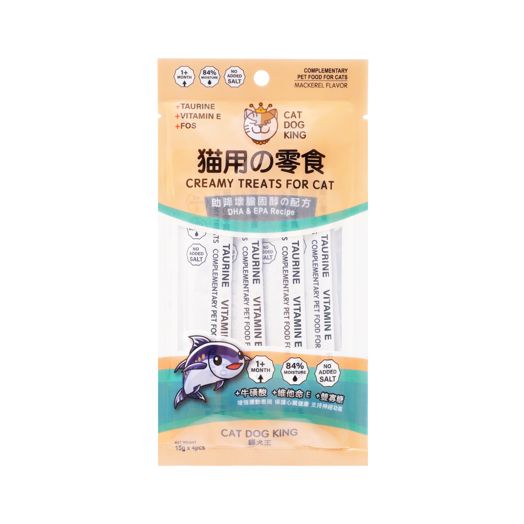 貓犬王 貓用肉泥零食條 鯖魚味